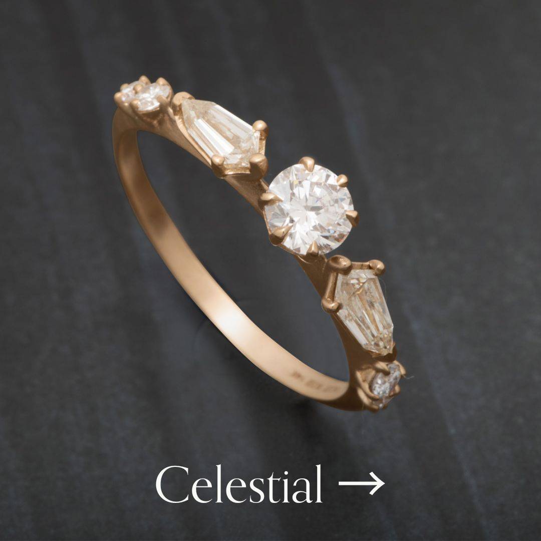 celestial engagement rings