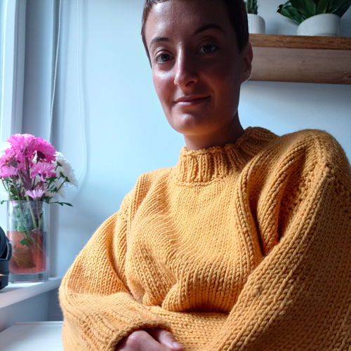 Knitting pattern: Oversized, simple sweater