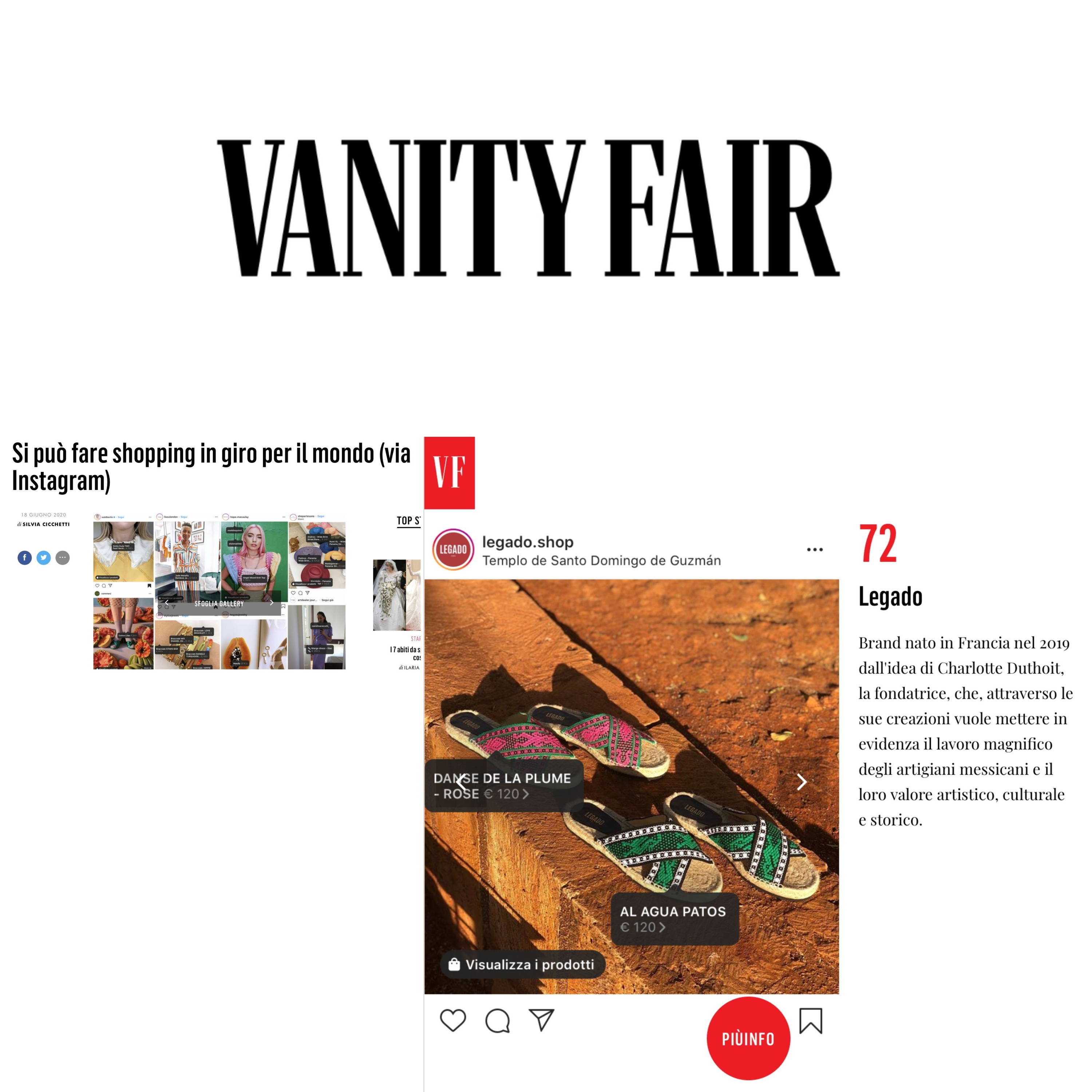 Legado dans Vanity Fair