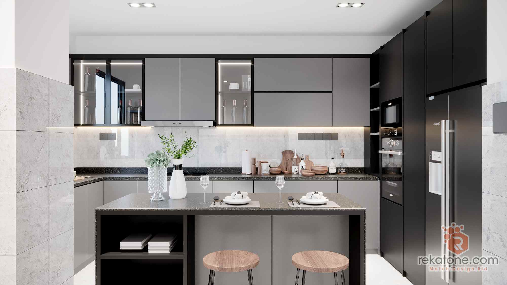 Small Kitchen Design For Condo /Apartment Malaysia 2020 | rekatone.com