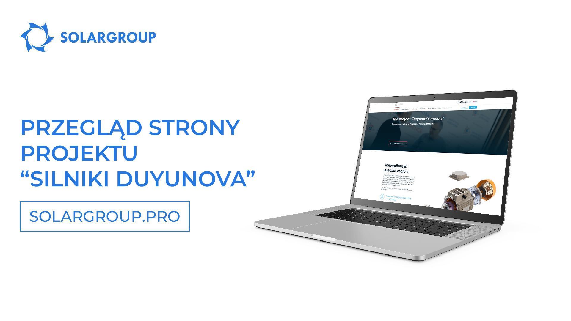 O korzyściach strony internetowej projektu "Silniki Duyunova"