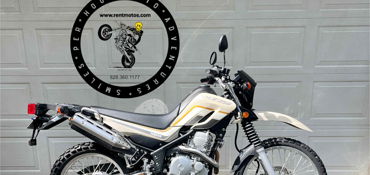 2020 YAMAHA XT250 motorcycle for rent near Murphy, NC