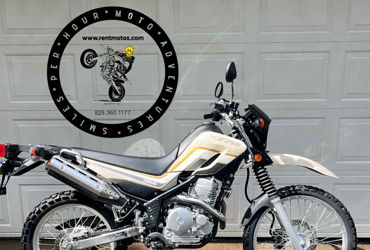 2020 YAMAHA XT250 motorcycle for rent near Murphy, NC