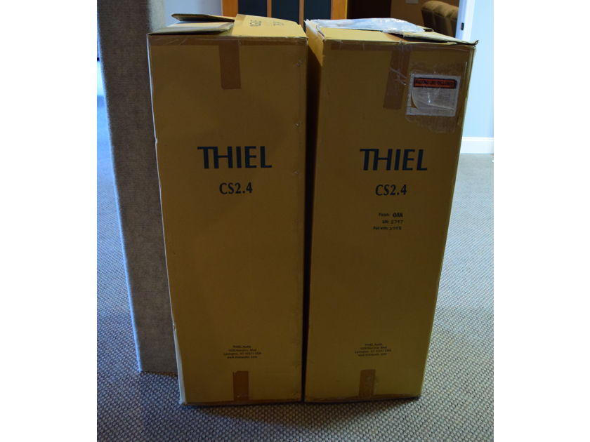 Thiel Audio CS-2.4 Floor standing speakers, Oak Finish (PAIR) - GREAT CONDITION