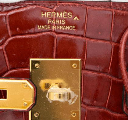 hermes crocodile skin bag