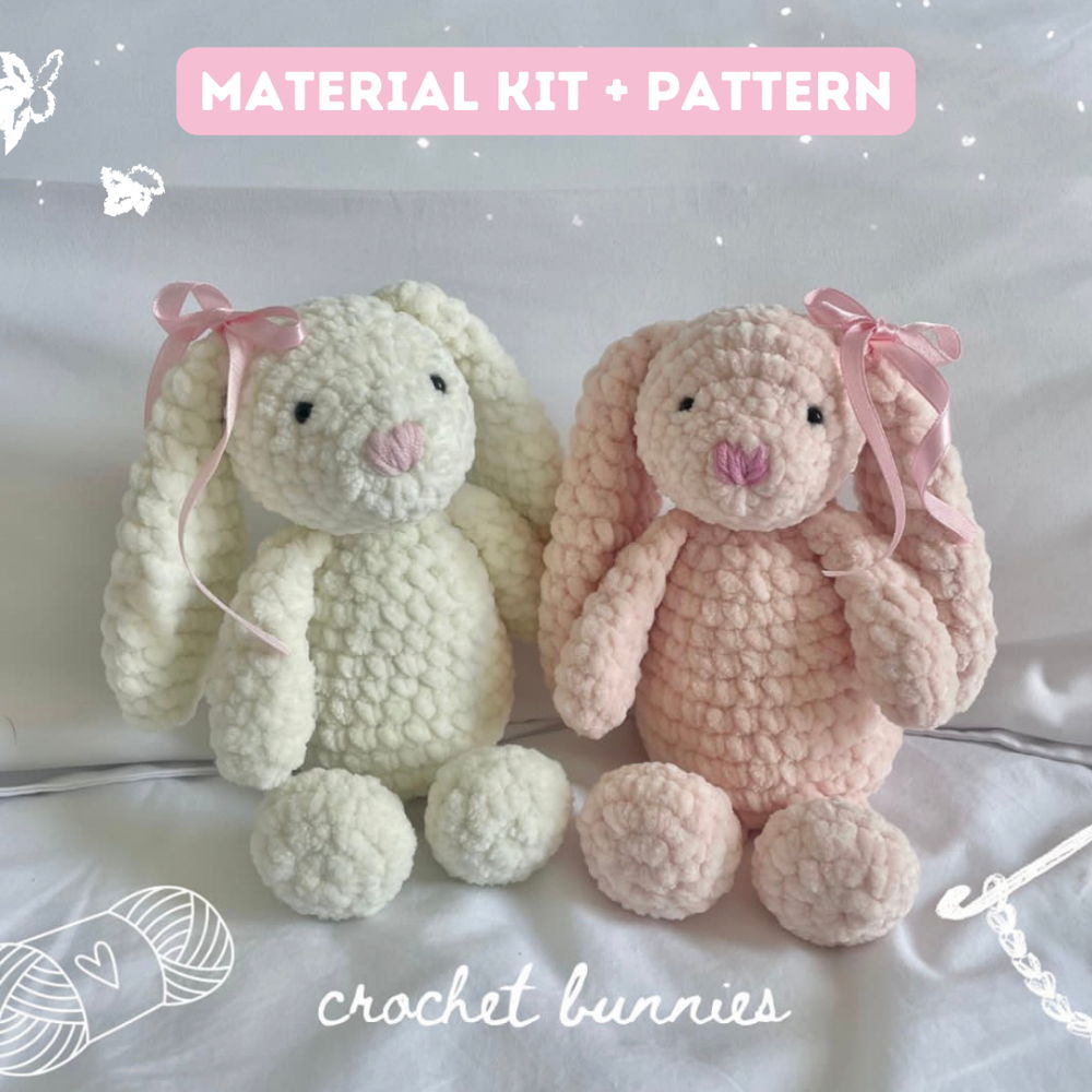 how to crochet a cute bunny | beginner-friendly tutorial