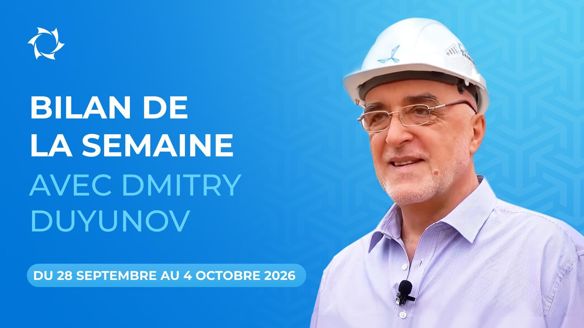 Bilan de la semaine 40.2026 dans le projet des "Moteurs Duyunov"