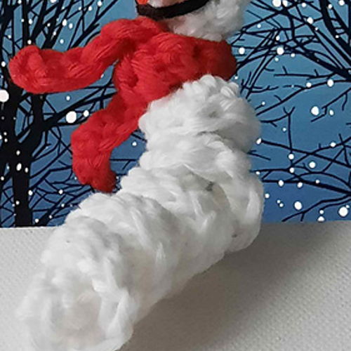 Sneeuwpop Worry Worm Haakpatroon