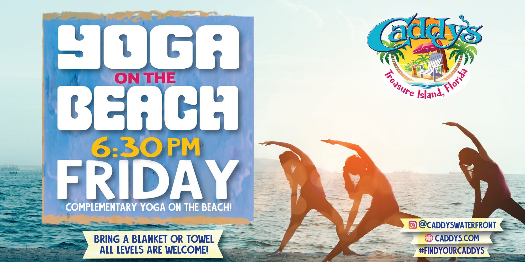 Friday Yoga on the Beach promotional image
