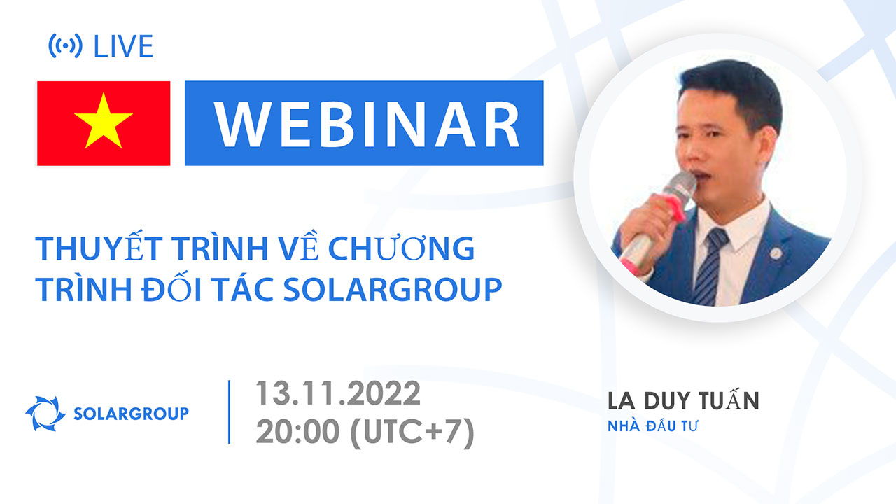 Vietnam. Thuyết trình về chương trình đối tác SOLARGROUP