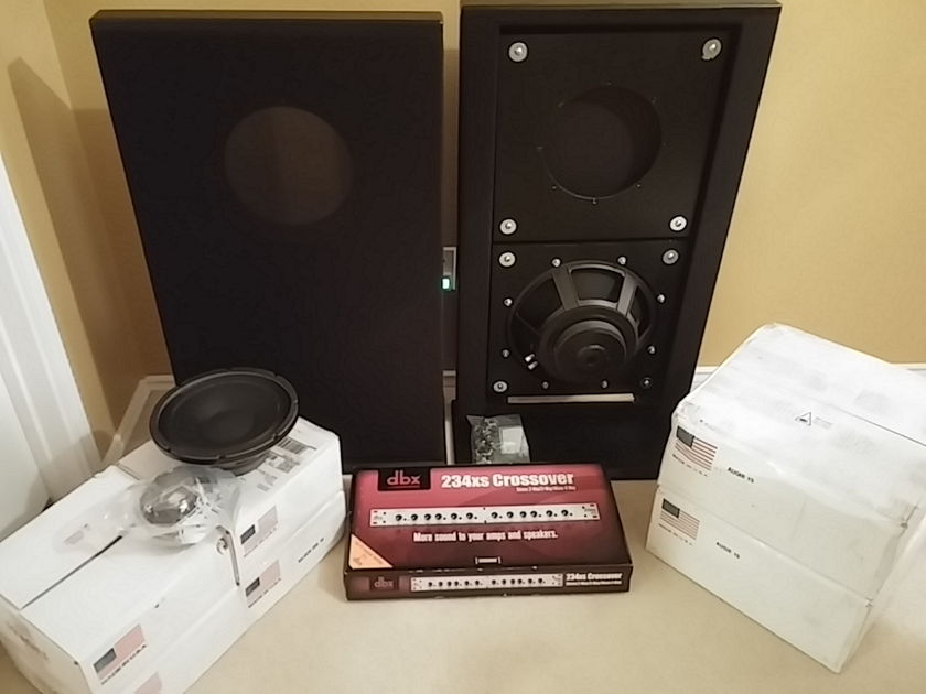 Hawthorne Audio Duet complete open baffle speaker experimenters setup