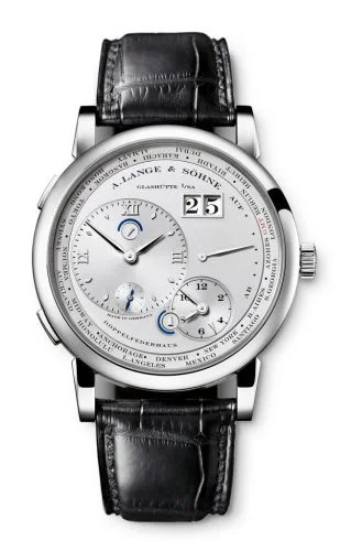 Lange 1 Timezone Platinum / Silver