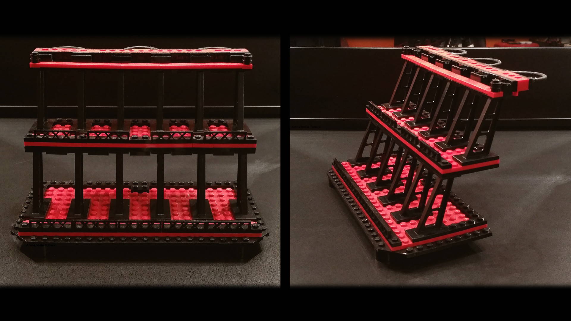 A LEGO Makeup Organizer