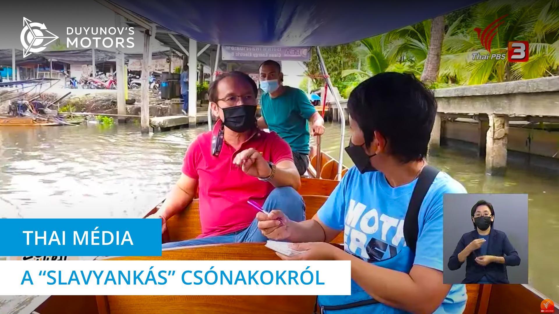 A „Slavyankás" thai csónakokról beszámolt a helyi média