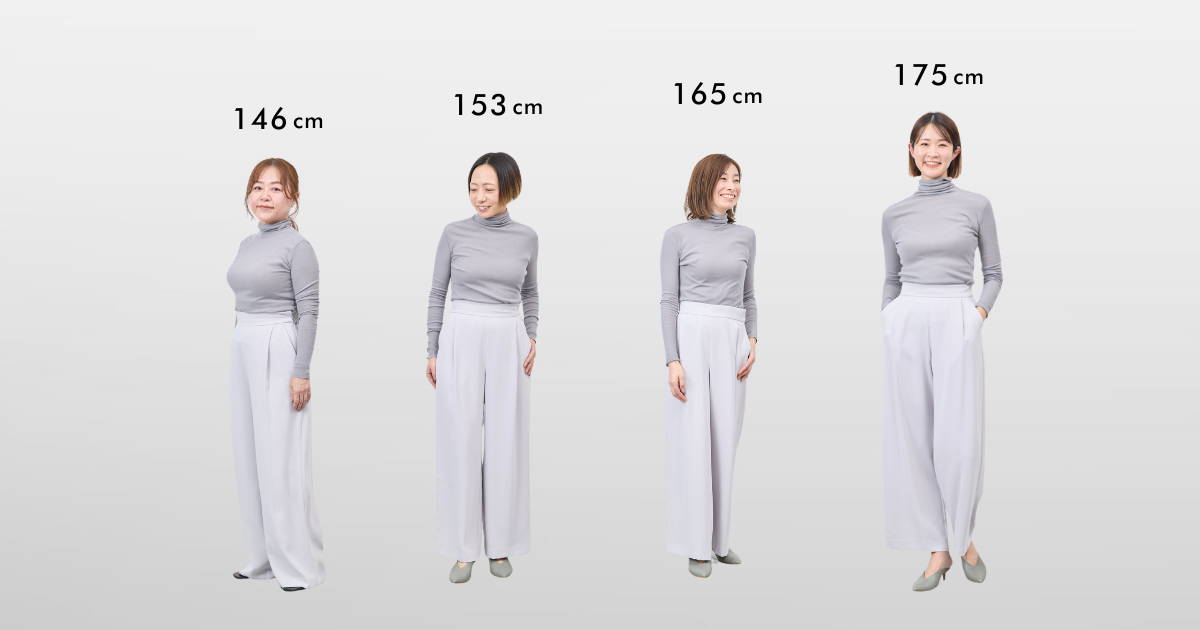 サイドタックワイドパンツ着用レビュー サイドタックワイドパンツ着用レビュー