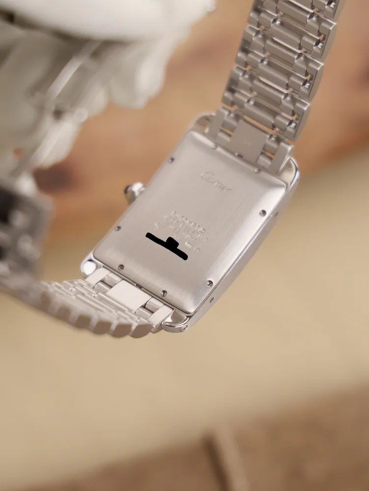 Cartier Tank Américaine WG + leather strap