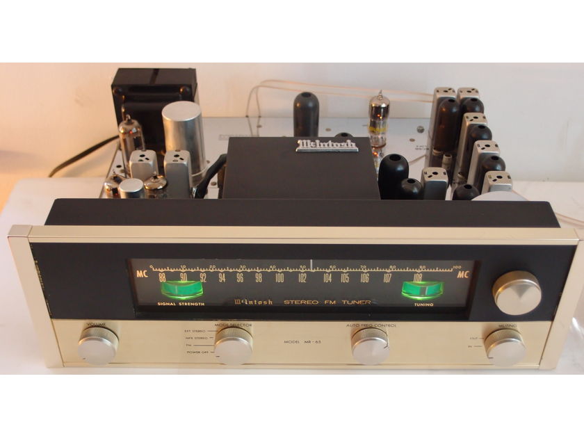 GORGEOUS MCINTOSH  MR-65 STEREO TUBE TUNER w/ MPX SECTION INSTALLED