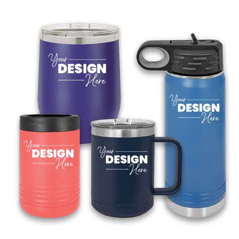 Bulk Wholesale Custom Tumblers engraved with logo for your business or event