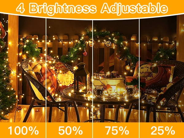 Features of Ollny's 800 leds green cable warm white string lights