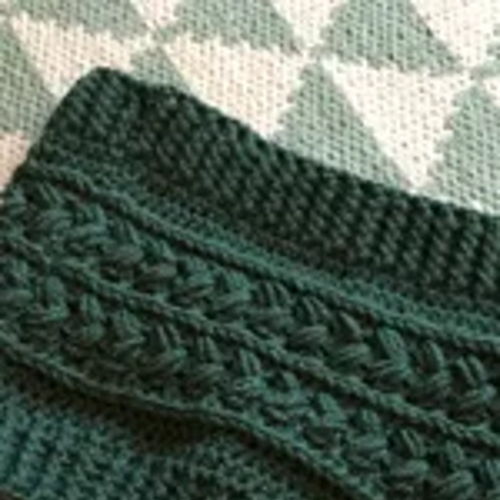 Haakpatroon col met mooie stoere steken