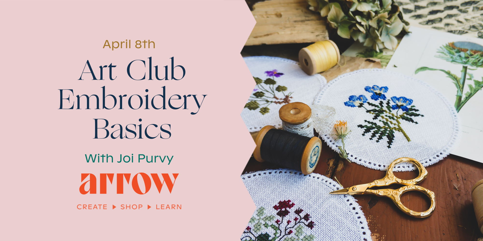Art Club Embroidery Basics  promotional image