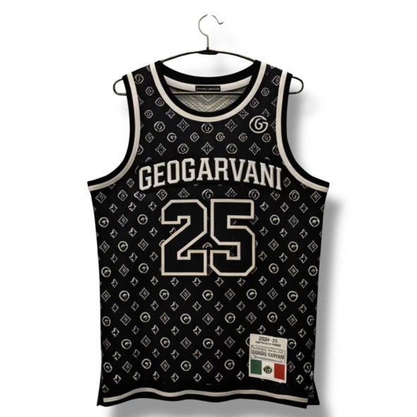GEO-MONOGRAM BASKETBALL JERSEY