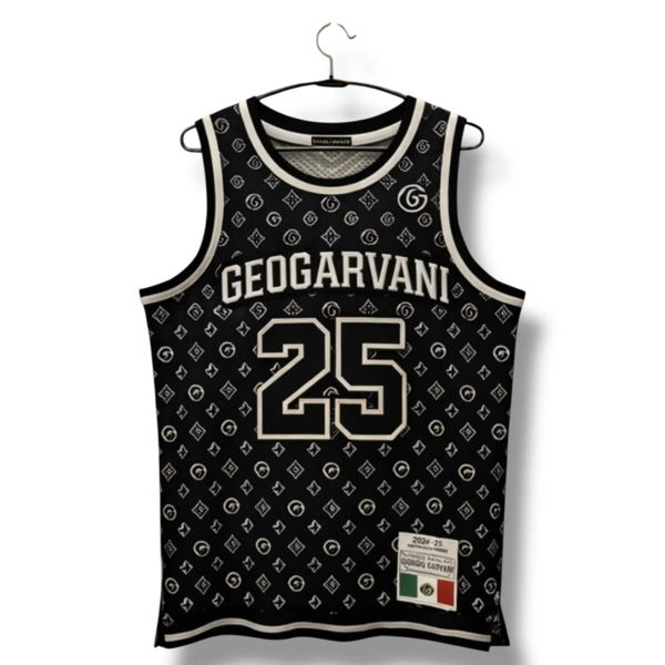 GEO-MONOGRAM BASKETBALL JERSEY