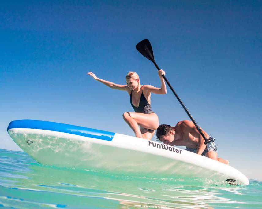 Paddle for SUP board is basic paddleboard accessories