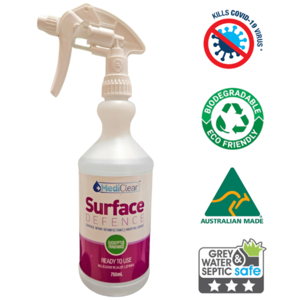 MEDICLEAR SURFACE DEFENCE SURFACE SANITISER & CLEANER – KILLS COVID 19