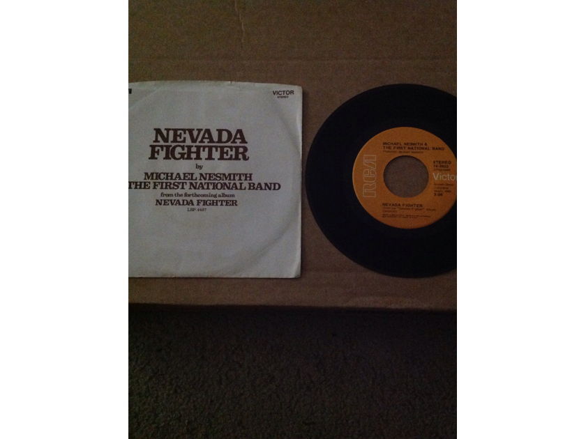 Michael Nesmith & The First National Band - Nevada Figher/Here I Am RCA Records 45 Single With Picture Sleeve