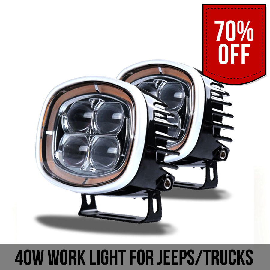 40W Work Light For Jeeps