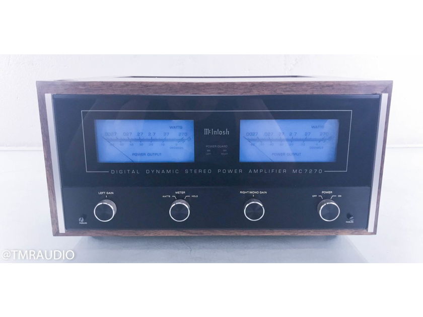 McIntosh MC7270 Stereo Power Amplifier w/ Walnut Cabinet MC-7270 (14276)