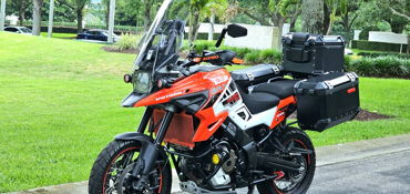 2020 SUZUKI V-STROM 1050XT ADVENTURE motorcycle for rent near Orlando, FL