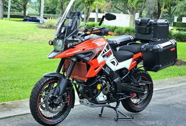 2020 SUZUKI V-STROM 1050XT ADVENTURE motorcycle for rent near Orlando, FL