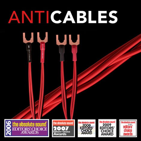 AntiCable Level 3 "Reference Series" 7 Foot Speaker wires