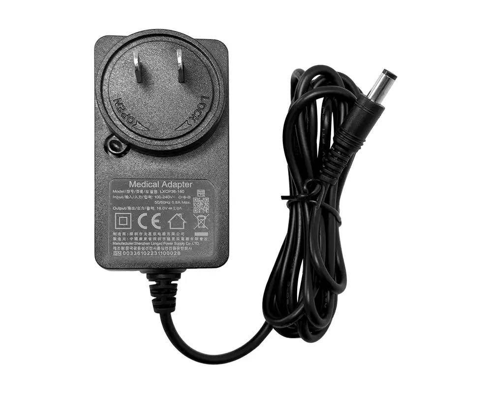 Adaptateur secteur américain du moniteur patient portable 8 pouces avec écran tactile