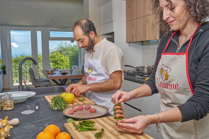 Corsi di cucina Misilmeri: Anelletti siciliani e involtini agli agrumi del mio orto