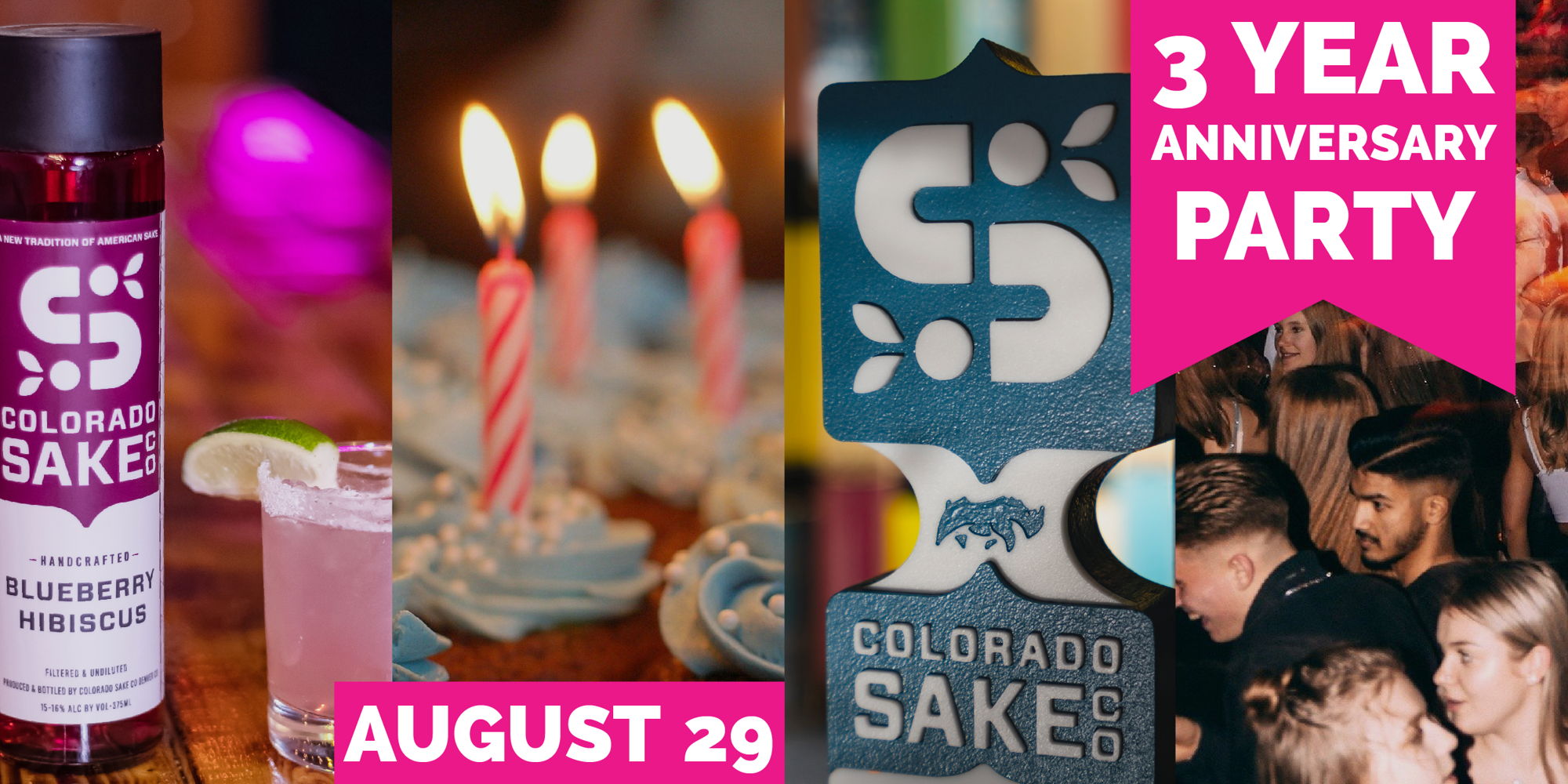 Colorado Sake 3yr Anniversary Party promotional image