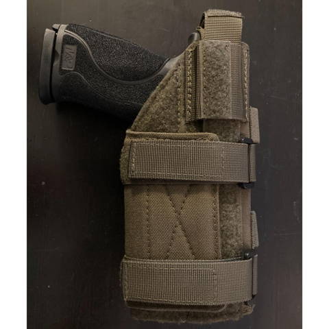 vertical shoulder holster, gun shoulder holster, tactical shoulder holster