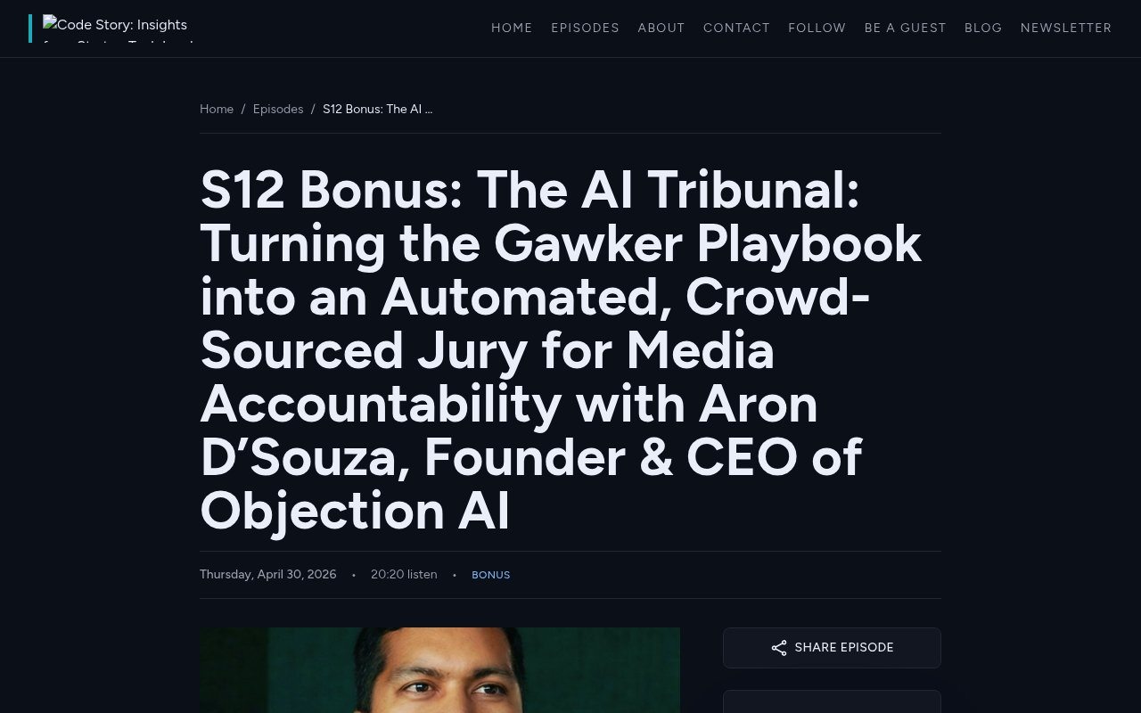 The AI Tribunal: Media Accountability with Aron D’Souza