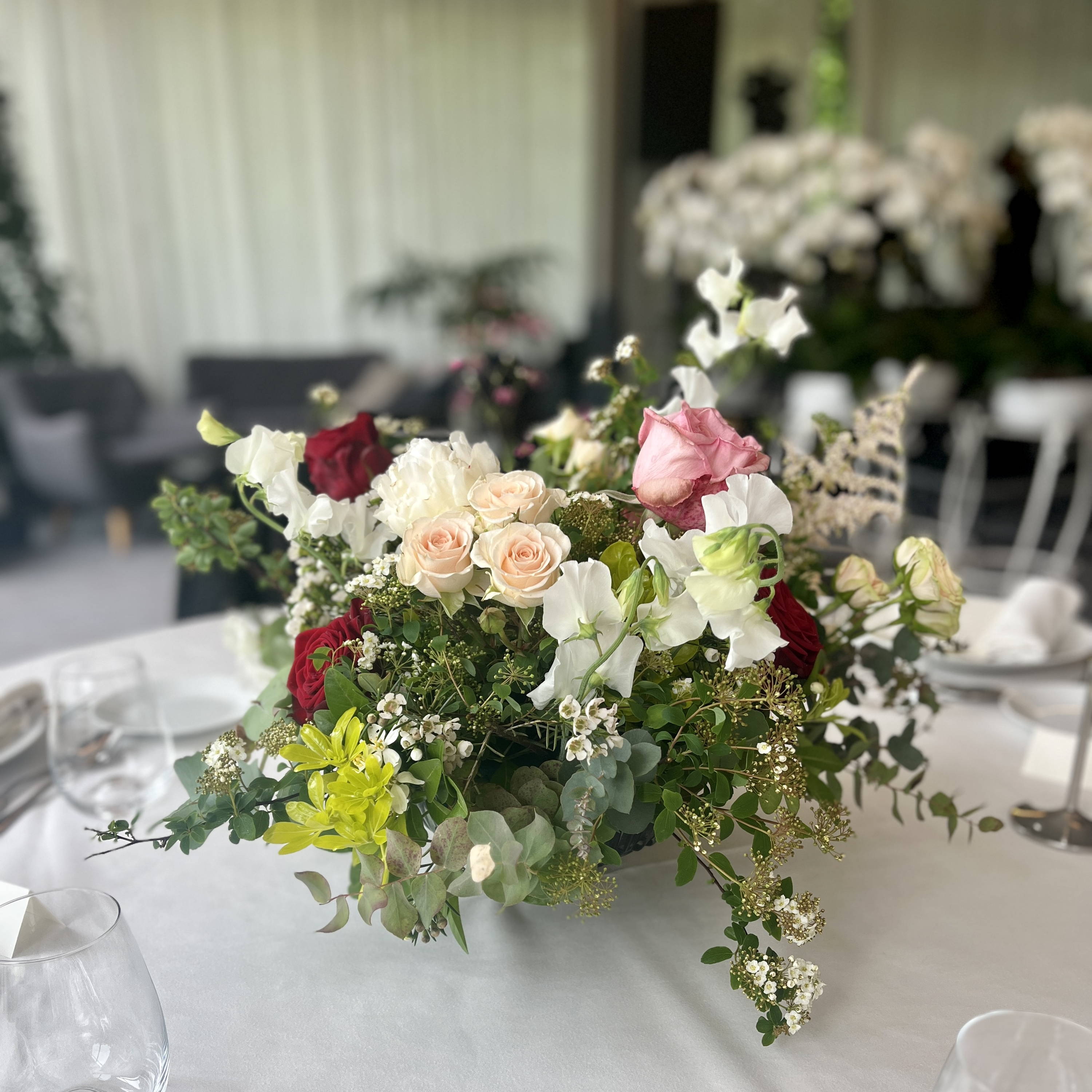 Bouquet de mariée en fleurs séchées