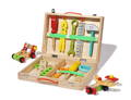 Montessori Wooden Toolbox. 