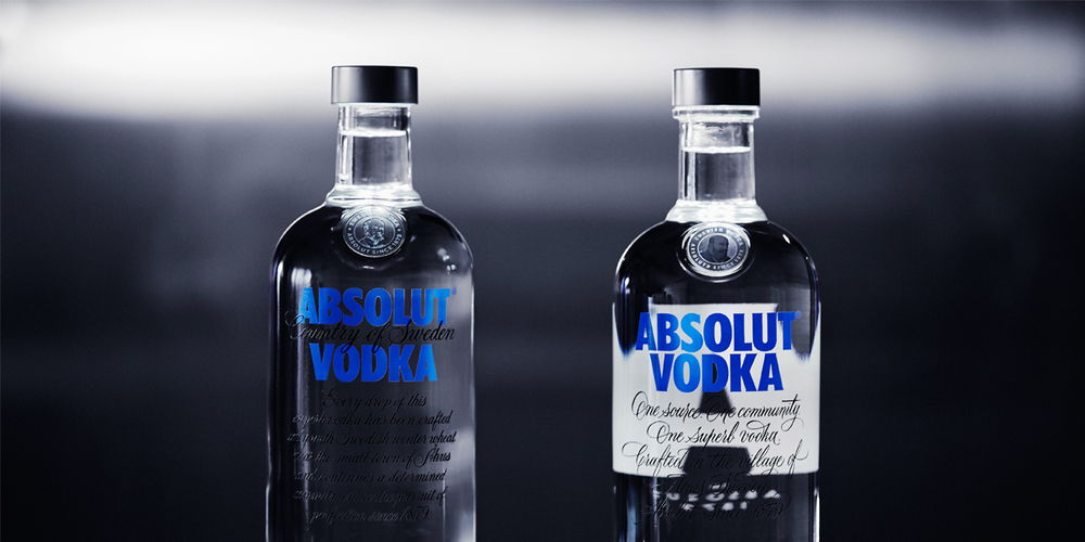 Absolut Vodka Redesign Dieline Design Branding Packaging Inspiration