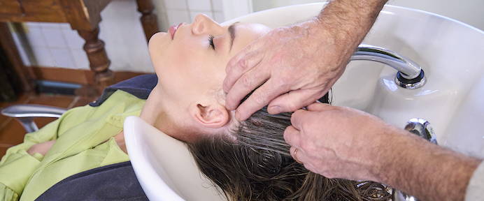 Washing your hair for winter hair care