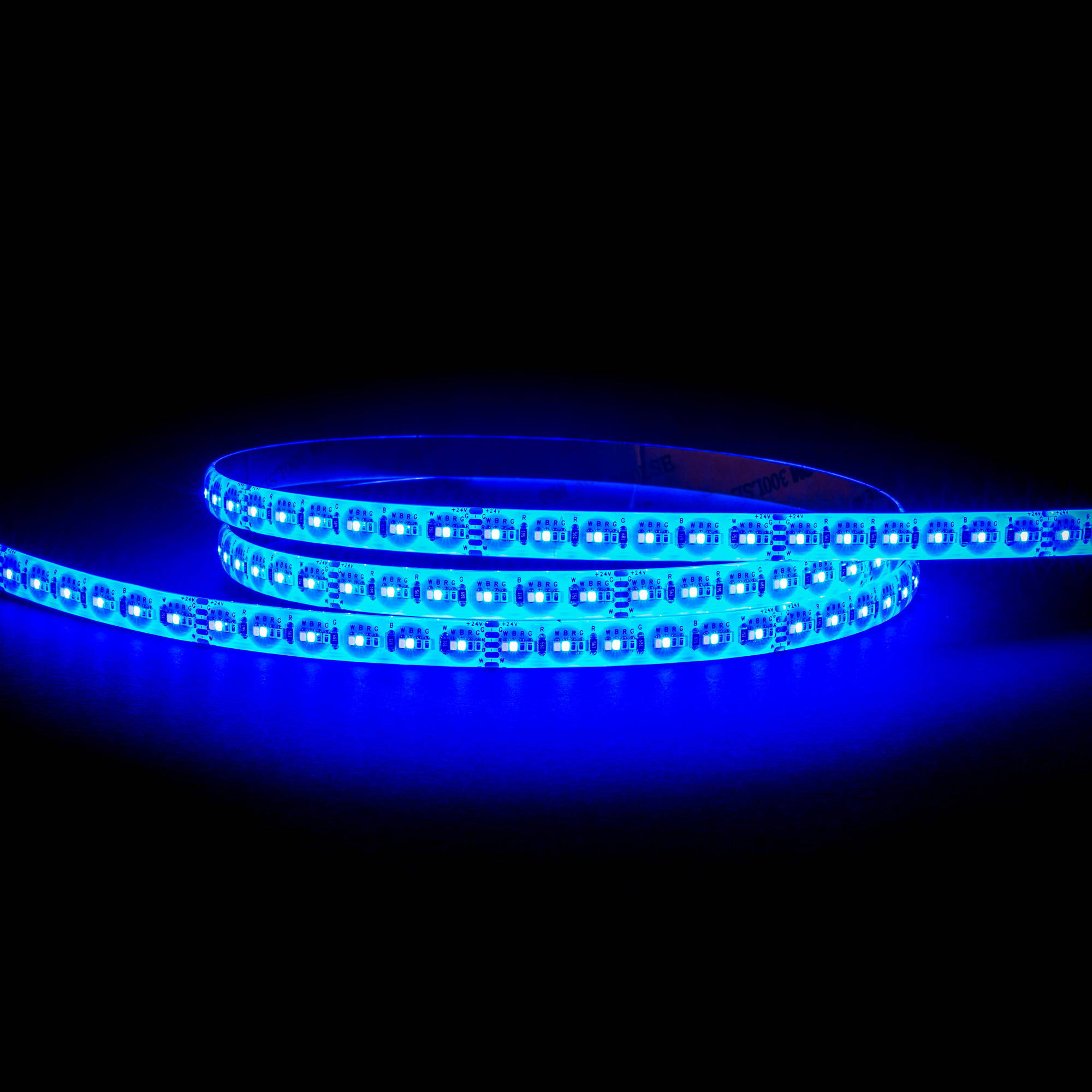 HCP-3456151 - 16w 24v DC 384LED RGB + 3000k IP54 LED Strip