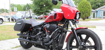 2022 HARLEY-DAVIDSON STREET BOB motorcycle for rent near Orlando, FL