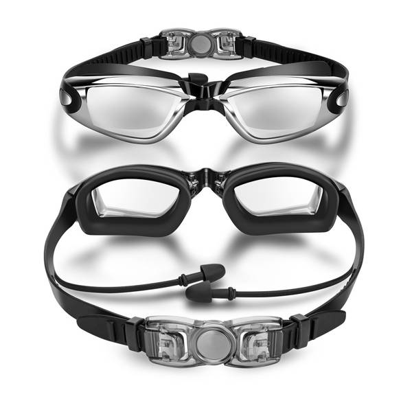 Swimming goggles with myopia prescription