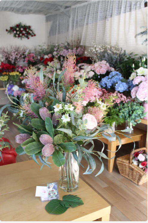 Large Native Arrangement in Pinks, Set in Water - Realistic Artificial Flowers - Image 4