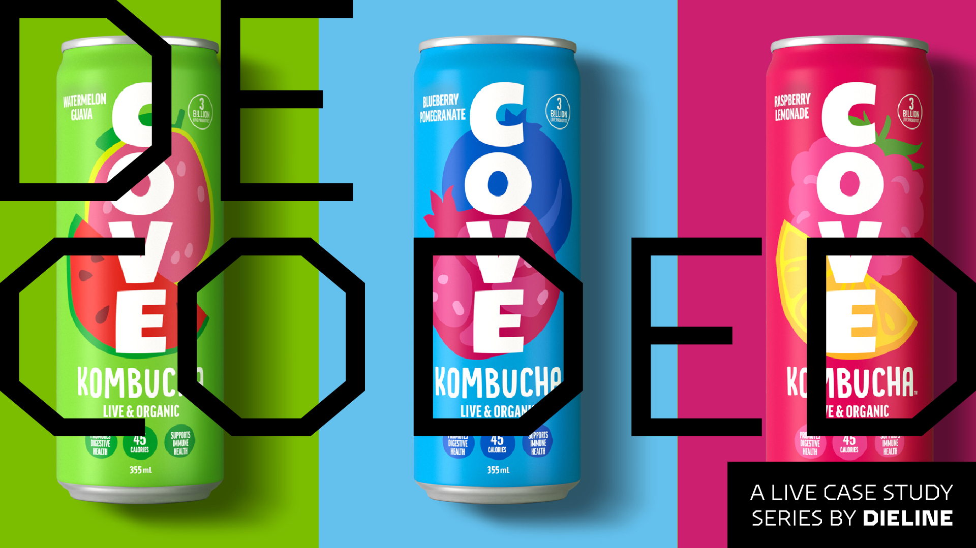DIELINE DECODED: A Sip of Cove: Rebranding Cove Kombucha with Flavorful Style