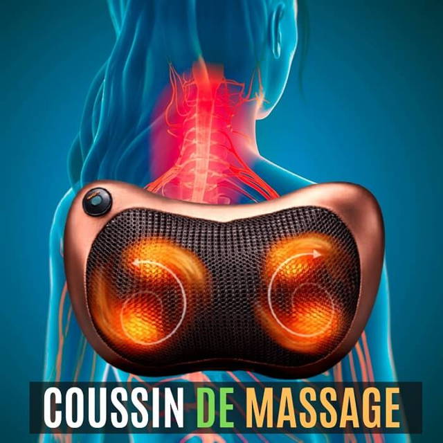 Masseur Electrique, coussin massage, masseur cervical, massage cervicales